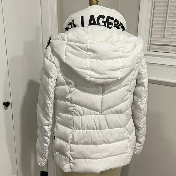 🆕 KARL LAGERFELD puffer jacket - Picture 4 of 10